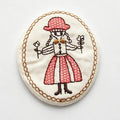 Refined Playful Embroidery Cot - Shopdayla Wholesale - #5666