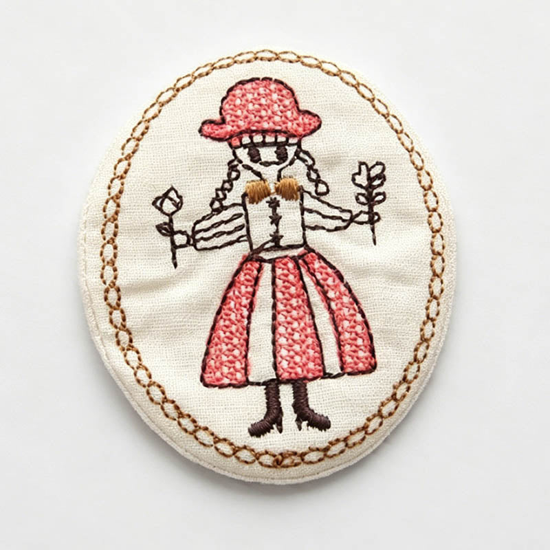 Refined Playful Embroidery Cot - Shopdayla Wholesale - #5666