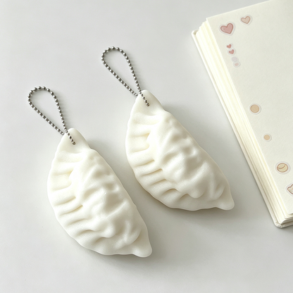Dumpling Squeeze Charm Keychain