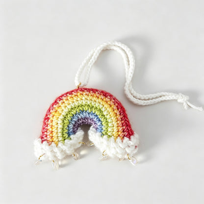 Rainbow Crochet Hanger Charm