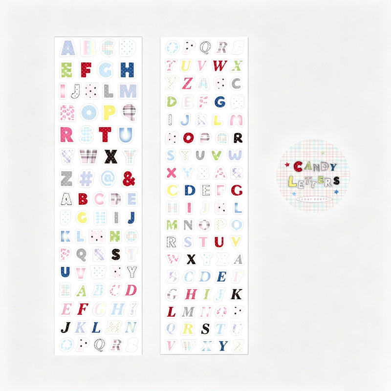 Tape Transparent Alphabet Sticker Tape