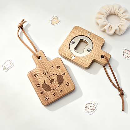 Wooden Character Hanging Ornament
