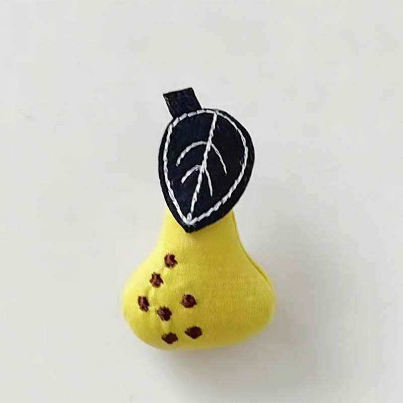 Fabric Fruit Brooch Pin - Shopdayla Wholesale - #9618