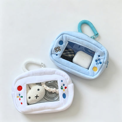Game Console Plush Storage Pouch