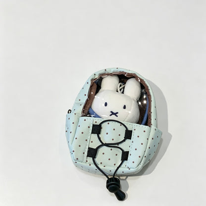 Polka Dots Print Pouch Bag Charm