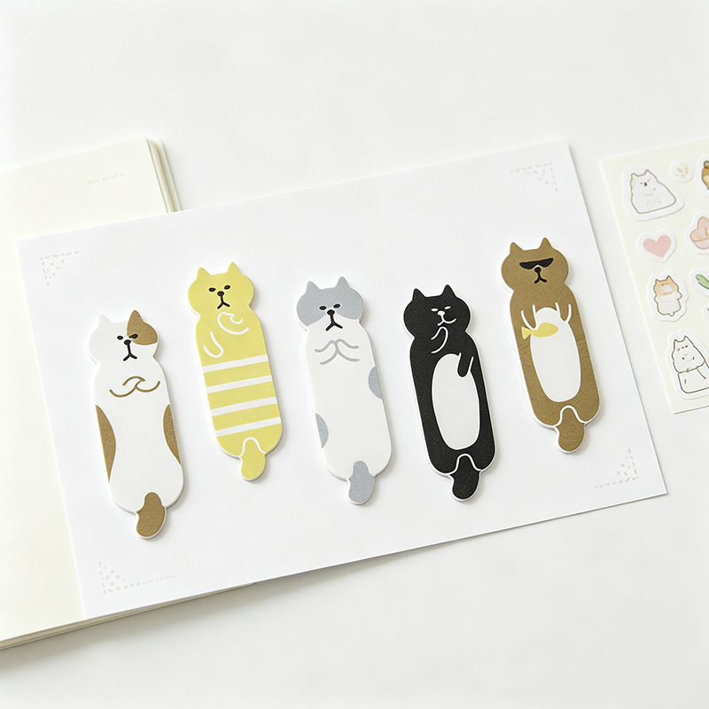 Translucent PET Cat Shape Index Tabs