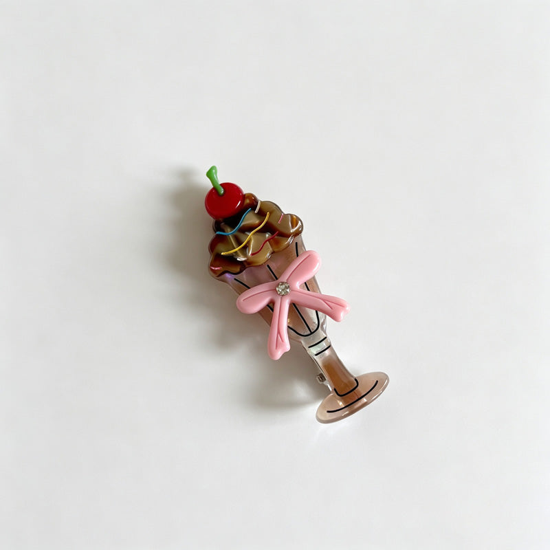 Fruit Ice Cream Acetate Hair Clip