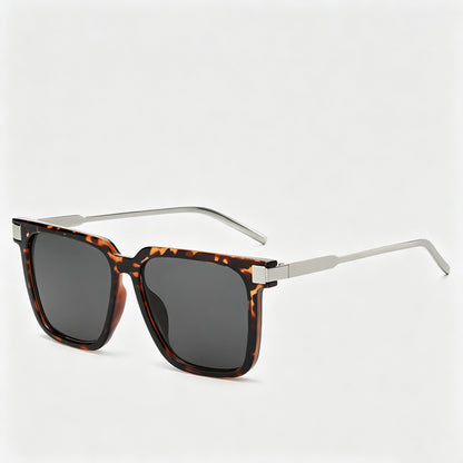 Square Metal Frame Sunglasses