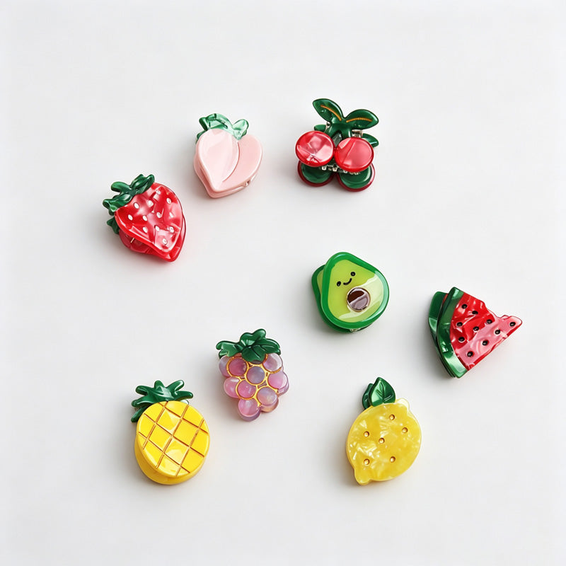 Fruit Shape Mini Hair Claw Clip