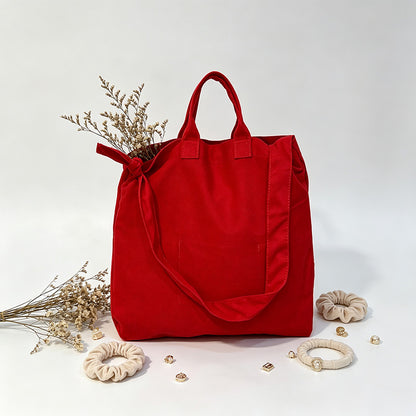 Red Market Tote Bag