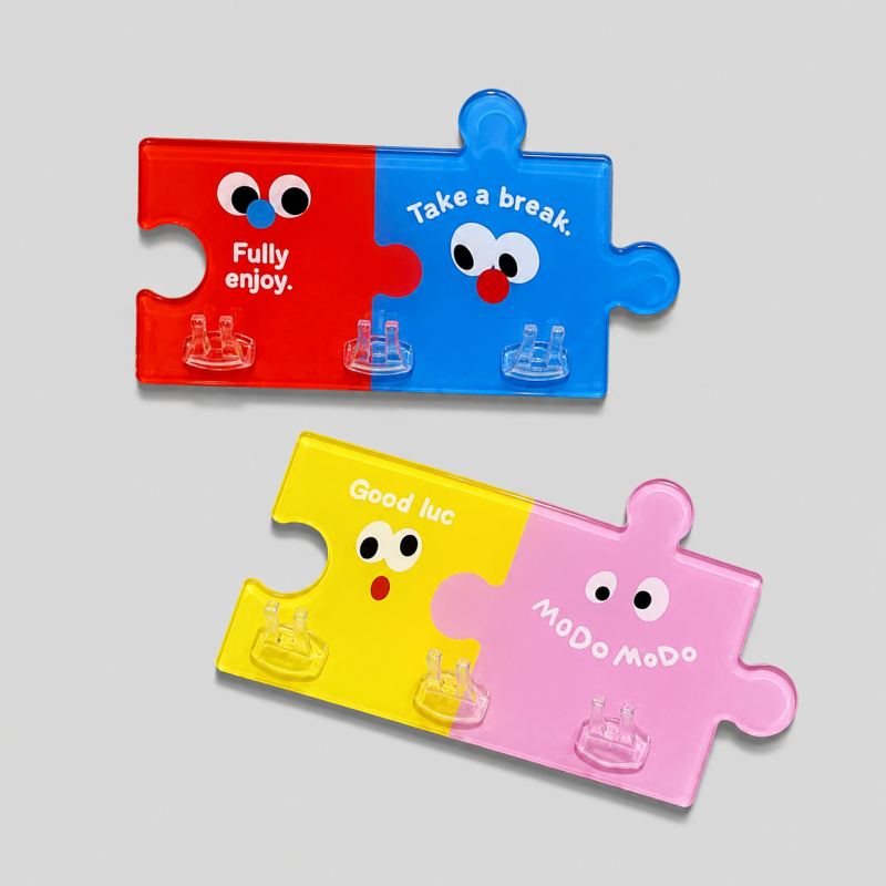 Puzzle Shaped Acrylic Plug Holder