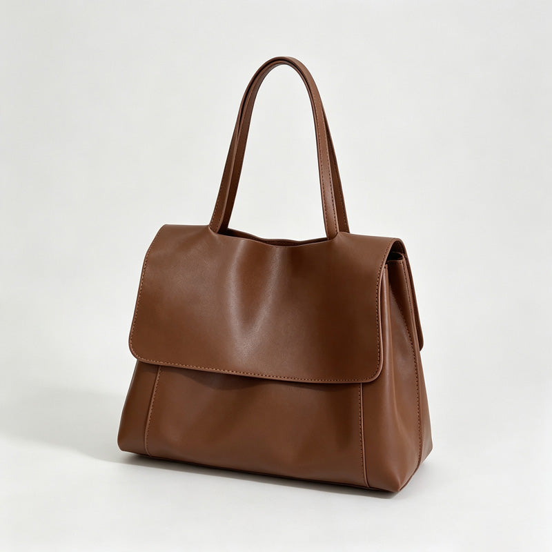 Layered Flap Shoulder Crossbody Bag
