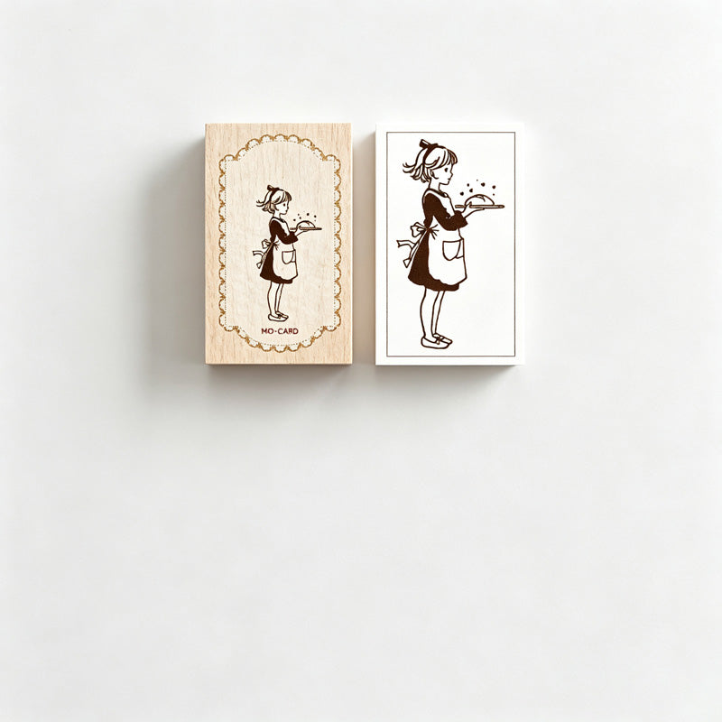 Wooden Rubber Stamp