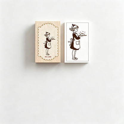 Wooden Rubber Stamp