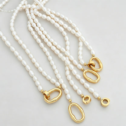 Textured ly Necklace