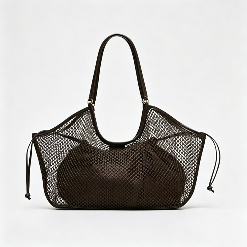Mesh Tote Removable Tote Bag
