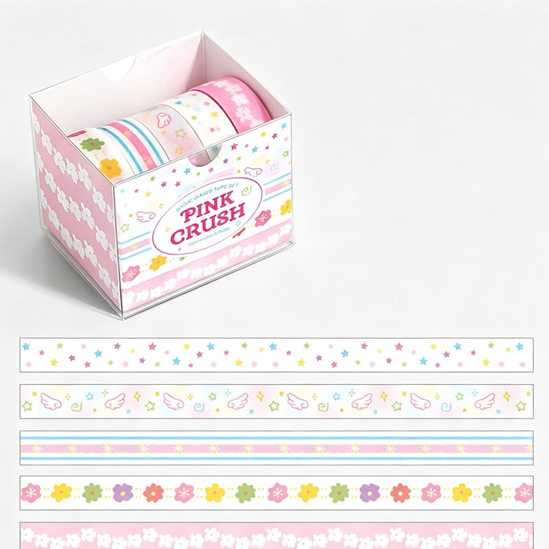 Pastel Pattern Washi Tape Set