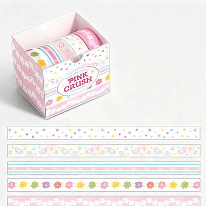 Pastel Pattern Washi Tape Set