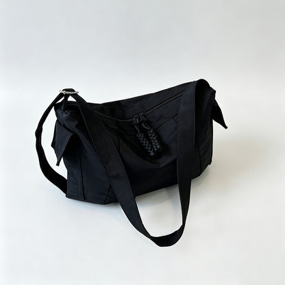 Canvas Drawstring Crossbody Bag