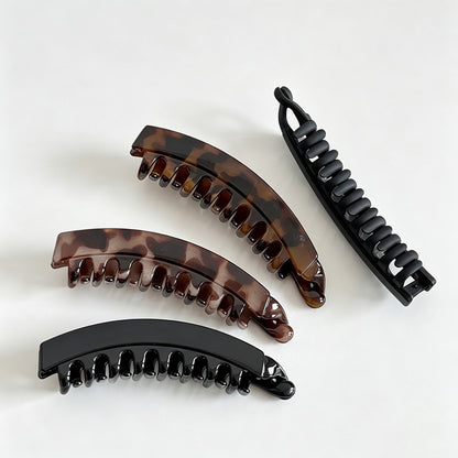 Arched Banana Hair Claw Clip
