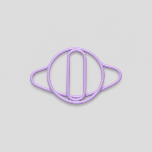 10PCS Creative Planet Star Shape Metal Paper Clips