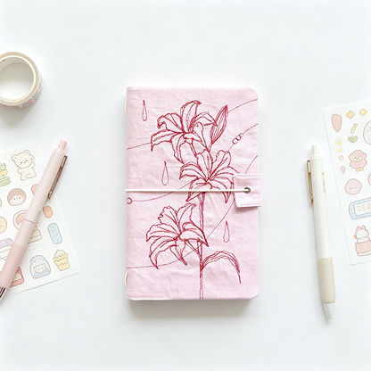 Embroidery A6 Notebook Cover Set