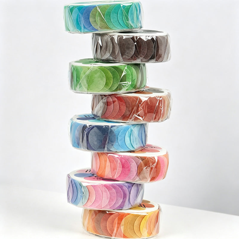 Die‑Cut Dot Washi Tape Roll