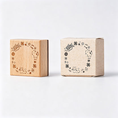 Cat Planner Wood Stamps