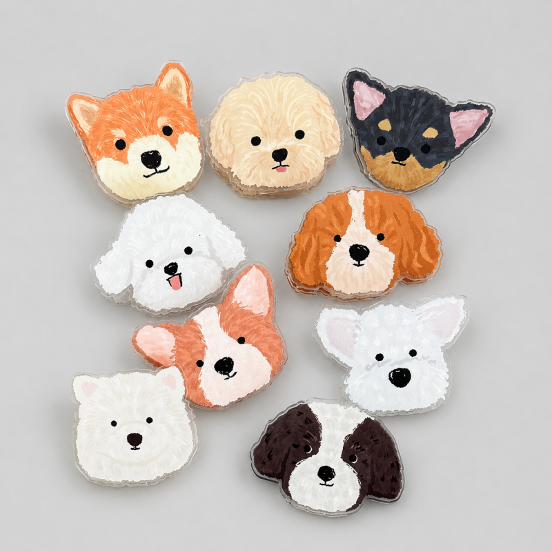 Dog Head Pattern Paper Clip