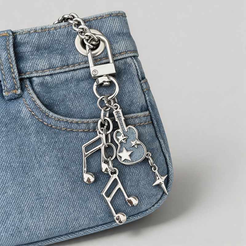 Music Note Guitar Keychain Pho - Shopdayla Wholesale - #6386