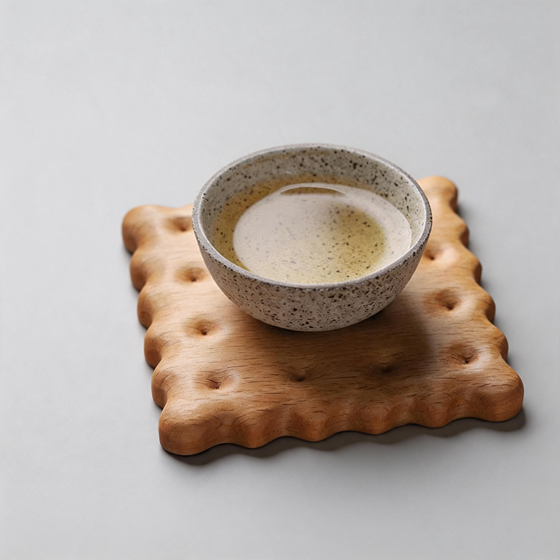 Creative Solid Wood Biscuit‑Sh - Shopdayla Wholesale - #8418