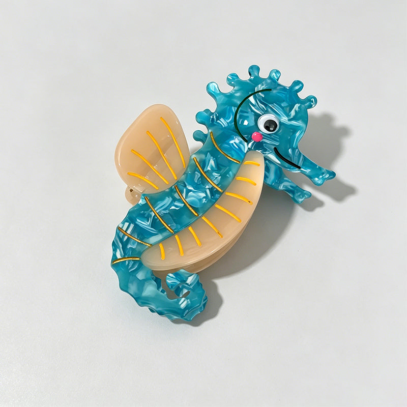 Lovely Ocean Animal Hair Claw - Shopdayla Wholesale - #4386