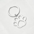 Cute Hollow Paw Print Keychain - Shopdayla Wholesale - #5698