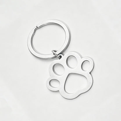 Cute Hollow Paw Print Keychain - Shopdayla Wholesale - #5698