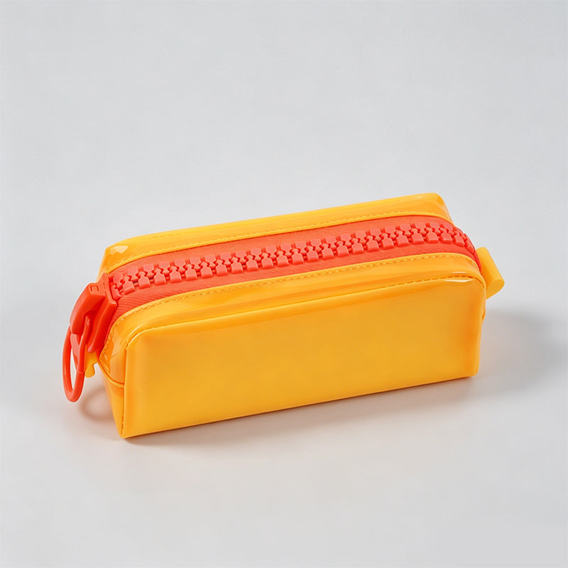 Simple Color‑Block Pencil Case - Shopdayla Wholesale - #7490