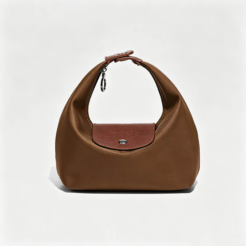 Simple Dumpling‑Shaped Hobo ba - Shopdayla Wholesale - #8482
