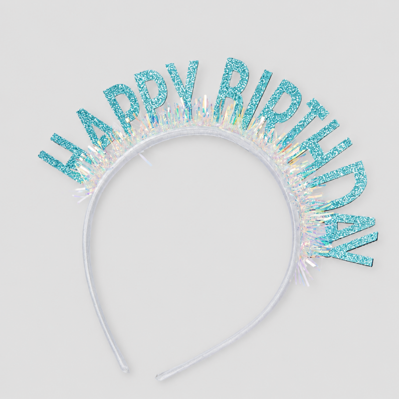 Glitter "Happy Birthday" Party Headband