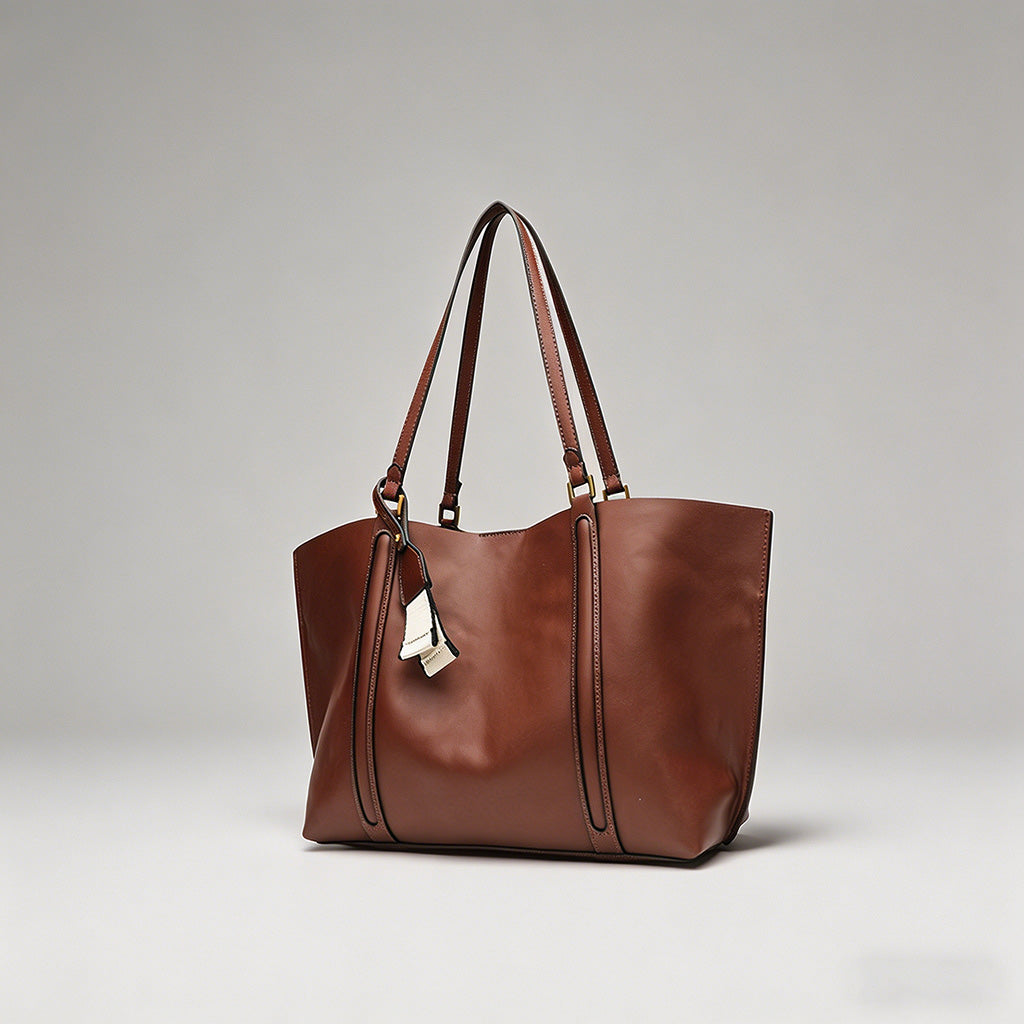Vintage Leather Tote Bag - Shopdayla Wholesale - #6834