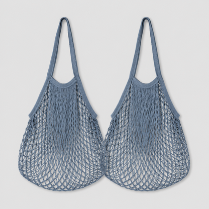 Cotton Woven Mesh Shopping Tot - Shopdayla Wholesale - #3106