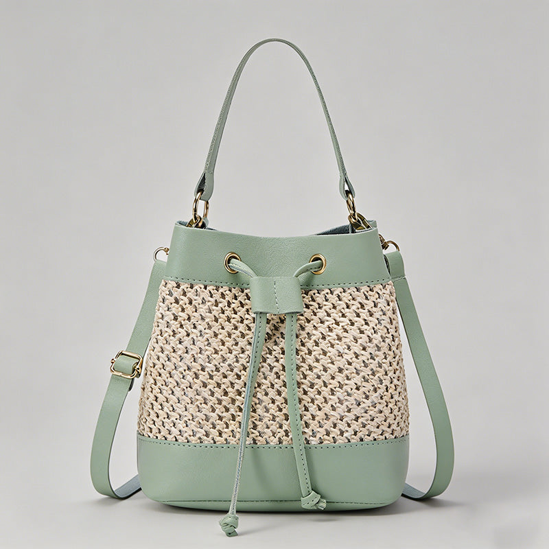 Woven Mini Bucket Bag - Shopdayla Wholesale - #2674