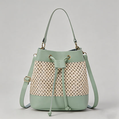 Woven Mini Bucket Bag - Shopdayla Wholesale - #2674