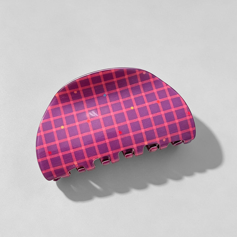 Elegant Rose Pink Plaid Patter - Shopdayla Wholesale - #7762