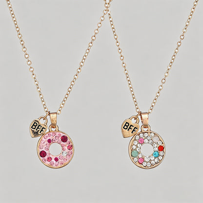 Sparkle Donut BFF Friendship N - Shopdayla Wholesale - #7714