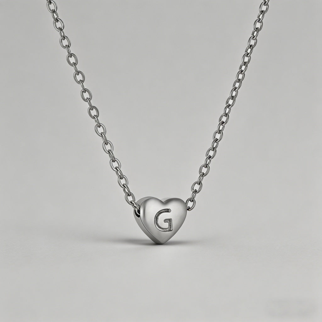 Personalized 3D Heart Initial - Shopdayla Wholesale - #3122