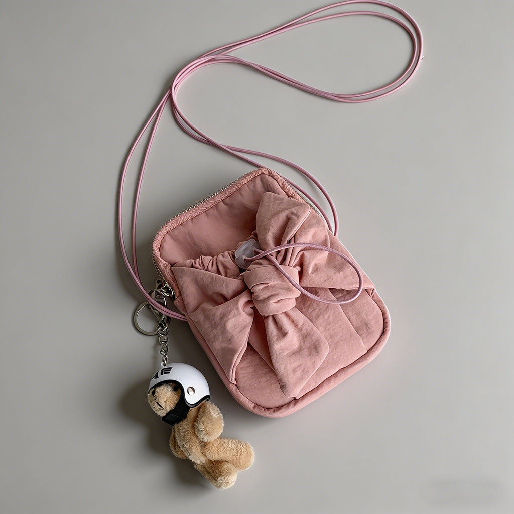 Cute Bow Decor Crossbody Bag - Shopdayla Wholesale - #7266