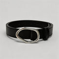 Irregular Metal Buckle PU Belt - Shopdayla Wholesale - #1442