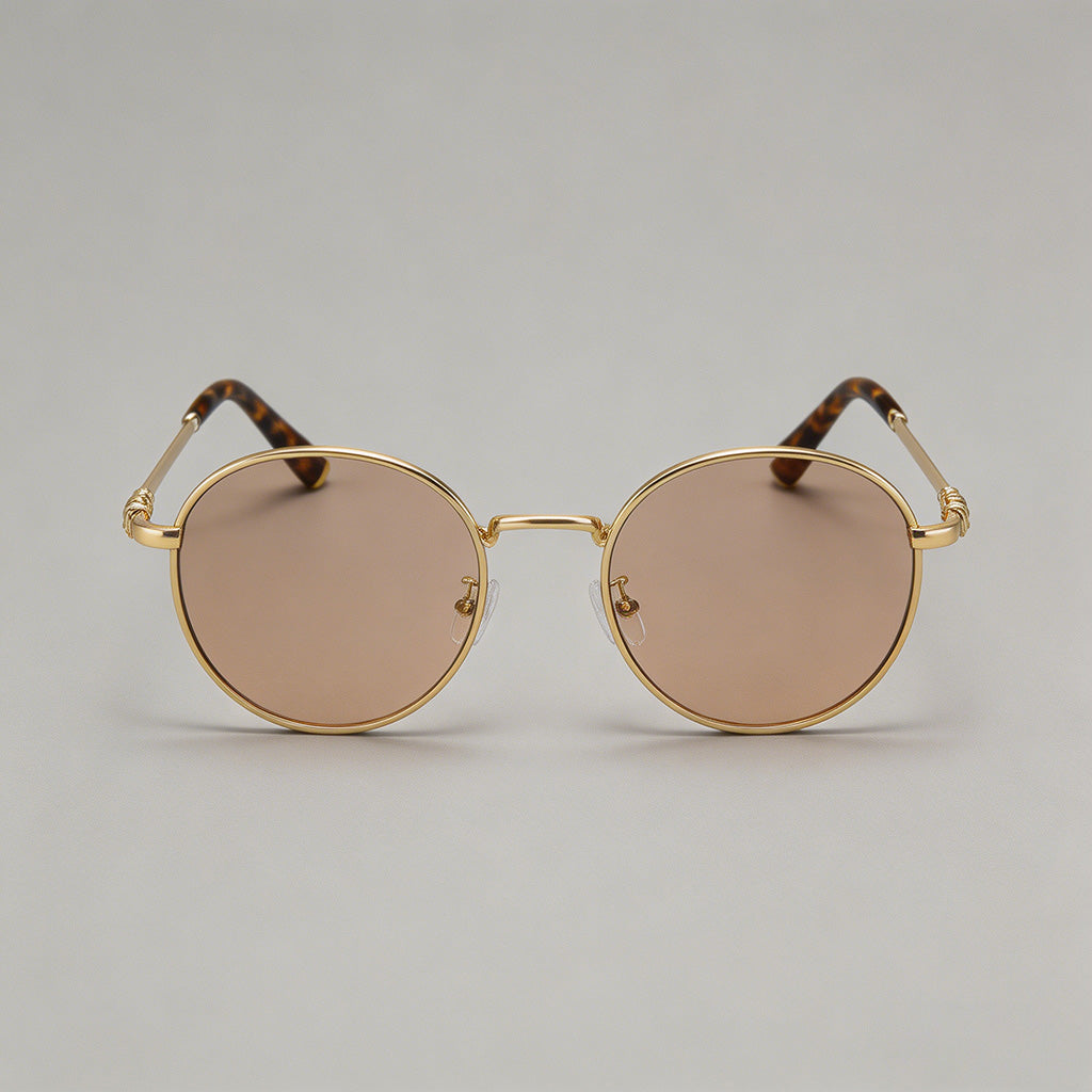 Round Metal Frame Sunglasses - Shopdayla Wholesale - #3634