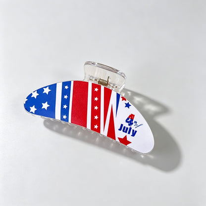 Independence Day Print Hair Clip