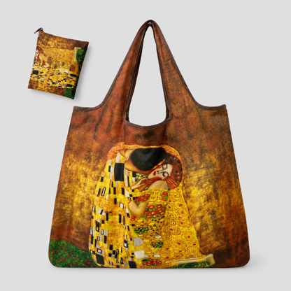 Foldable Printed Reusable Shopping Tote Bag