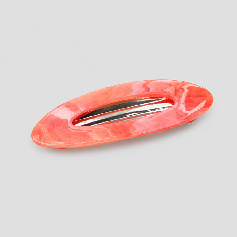 Wavy Irregular Marbled Hair Clip